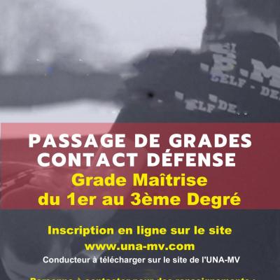 Passage de grade  1er au 3ème Degré